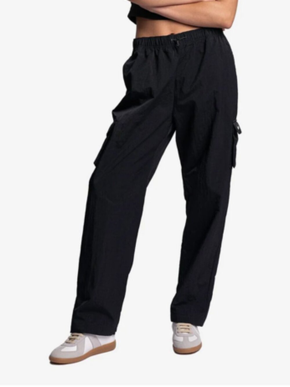 Nike Black Nylon Standard Fit High Rise Women's 1X New with Tags